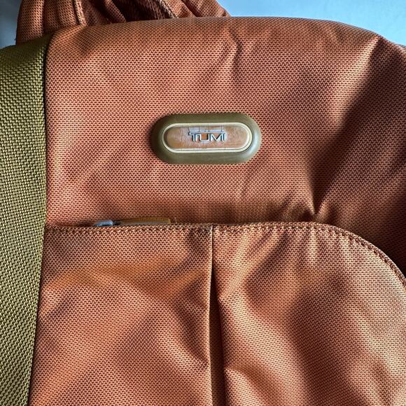 TUMI  T-Tech University Convertible Backpack Sling Bag Burnt Orange Nylon Gorp main image 10
